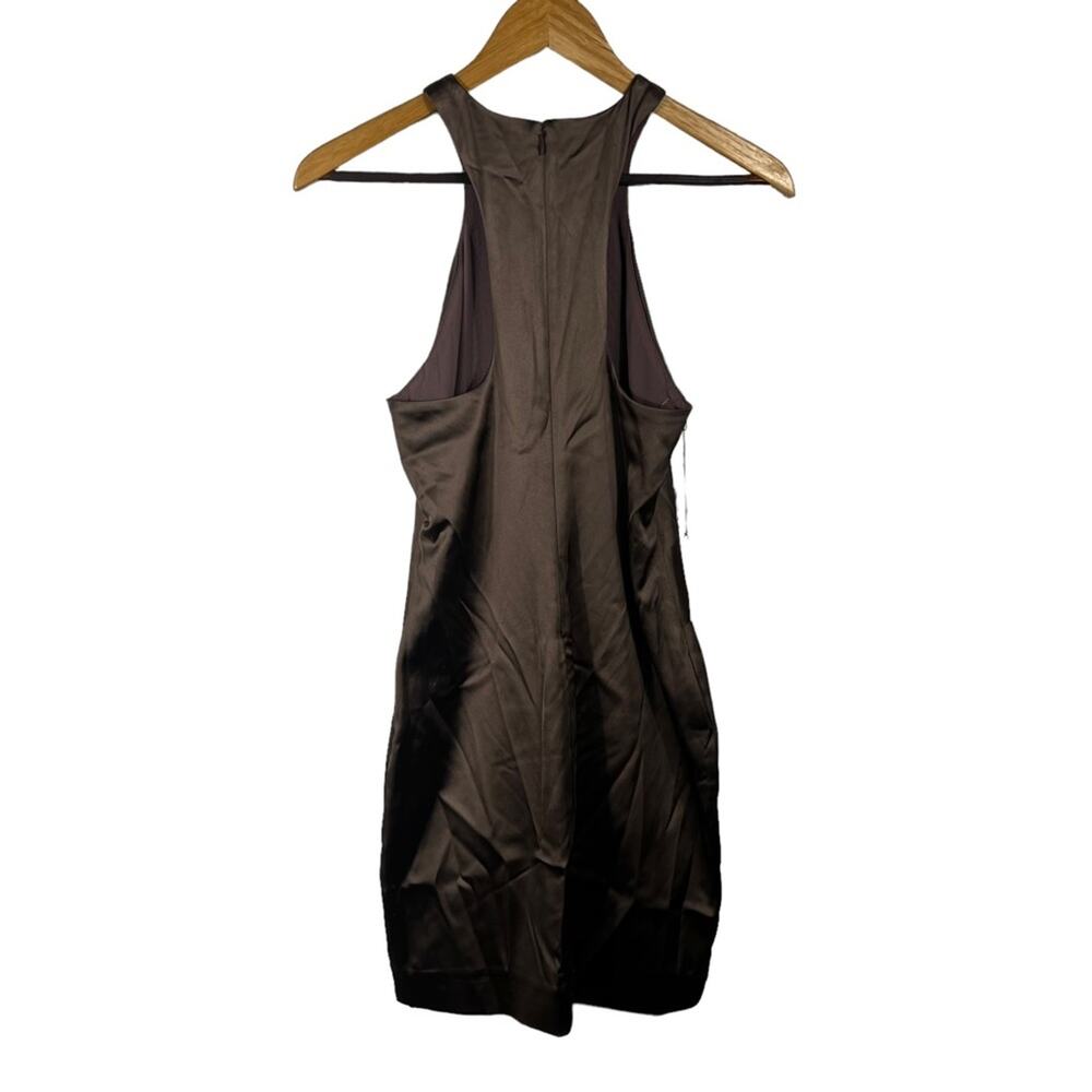 NWT Babaton Aritzia Taupe Racerback Sleeveless Dress Size 0 - Picture 4 of 14